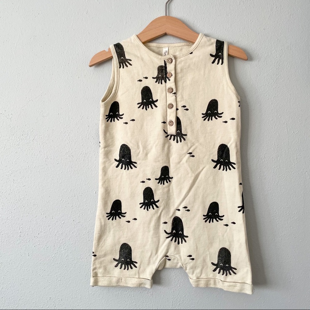 Rylee + Cru Octopus Tank Cotton Romper